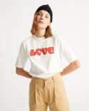 T-Shirt Thinking Mu Love White