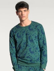 Sweatshirt Calida 100% Nature Long Sleeve Marsh Green