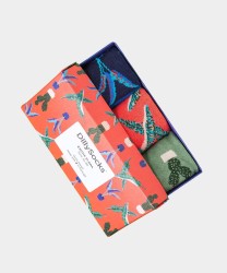 Socken 3er-Pack Geschenkbox DillySocks Exotic Flora