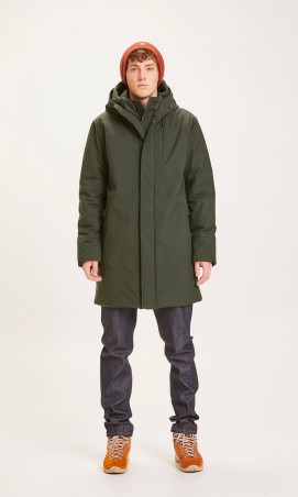 Parka Knowledge Cotton Apparel Climate Shell Jacket Forrest Night