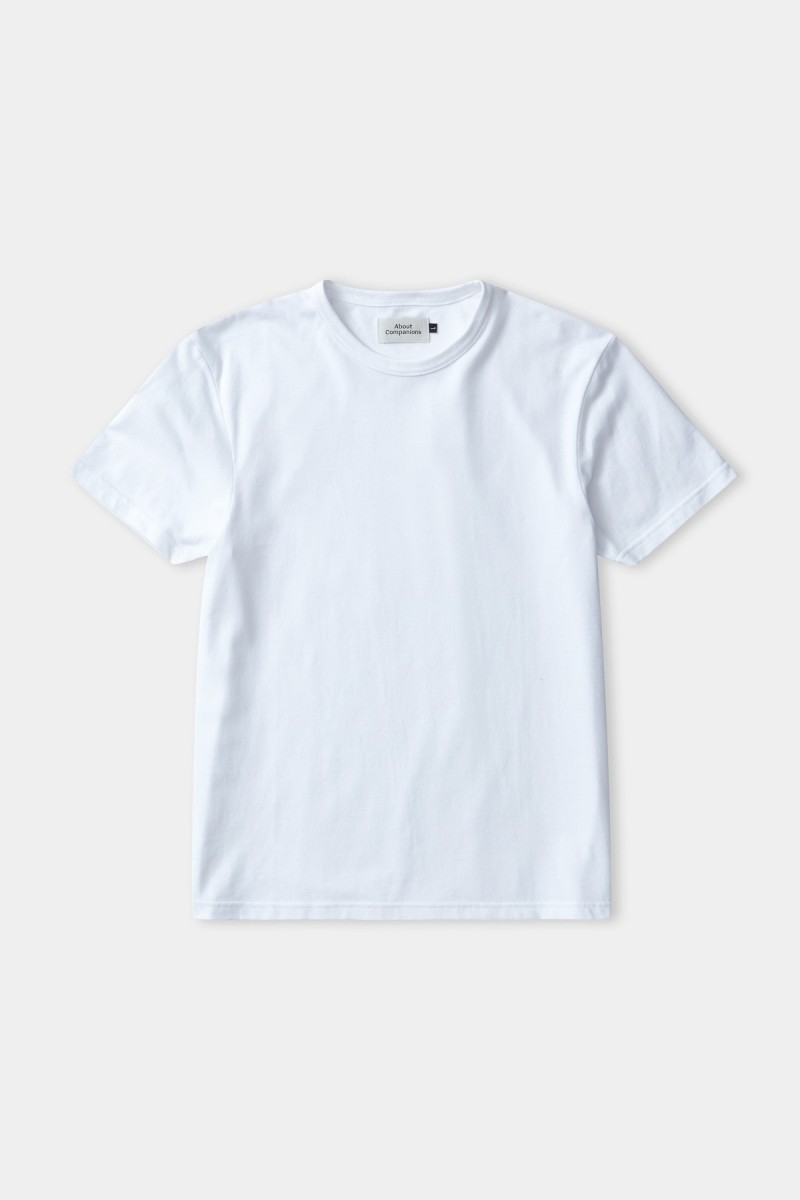 T-Shirt About Companions Liron Eco Pique White