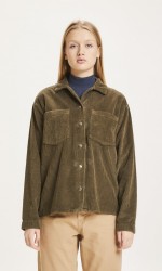 Cord-Overshirt Knowledge Cotton Apparel Lillian Forrest Night