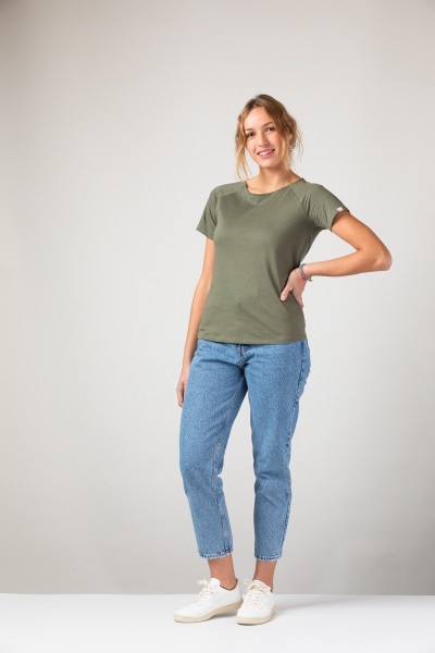 Damen Raglan T-Shirt ZRCL Basic olive