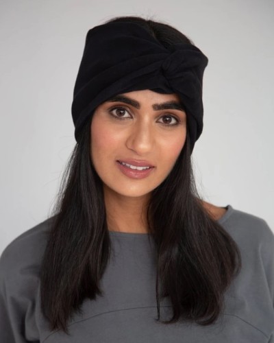 Anjalina Organic Cotton Headband Black