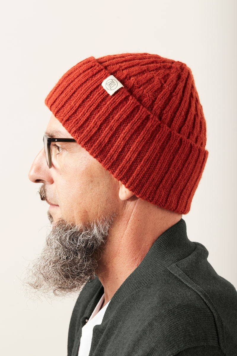 Beanie ZRCL Sheep Wooly Rost/Krapp