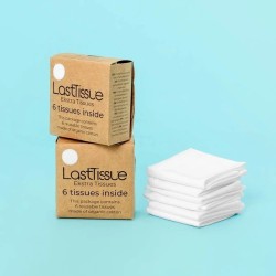 Nachfüllpack Wiederverwendbare Taschentücher LastObject LastTissue Refill 12er-Pack White