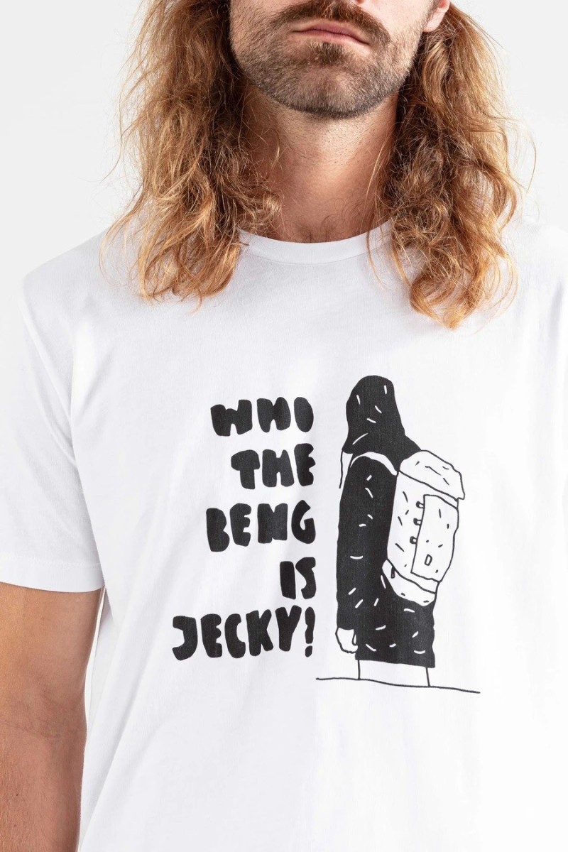 T-Shirt Jeckybeng The Who The Beng is Jecky Tee Unisex White