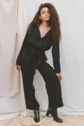 Overall Cossac Soft Boiler Jumpsuit Black