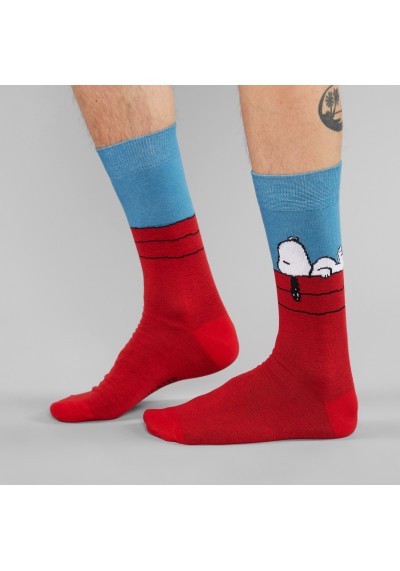 Socken Dedicated Sigtuna Snoopy Red