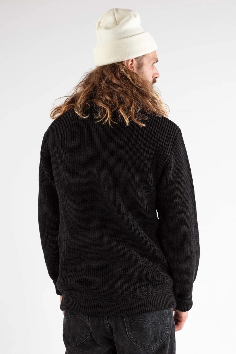 Rollkragen-Pullover Jackybeng The Seaman Sweater black