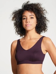 BH Calida 100% Nature Relax Bustier Plum