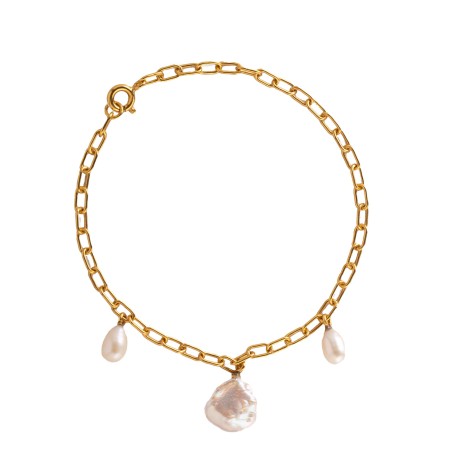 Armband Protsaah Baroque Pearl Gold