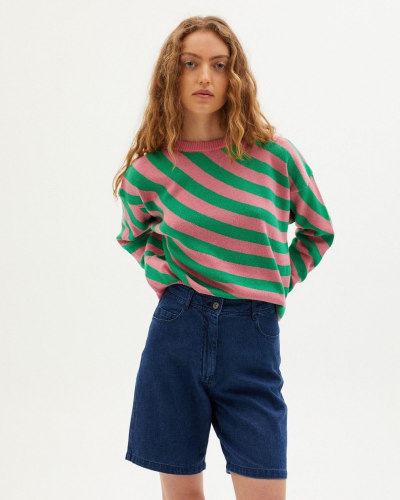 Jeans-Shorts Thinking Mu Jasmine Hemp Denim