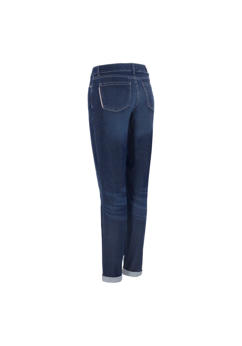Damen-Jeans Goodsociety Slim Tapered Light Kyanos