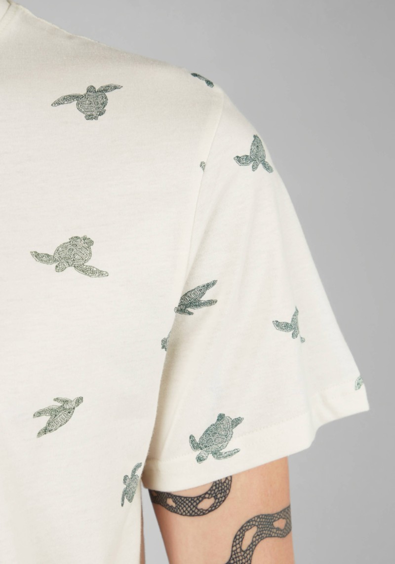 T-Shirt Dedicated Stockholm Sea Turtles Off-White
