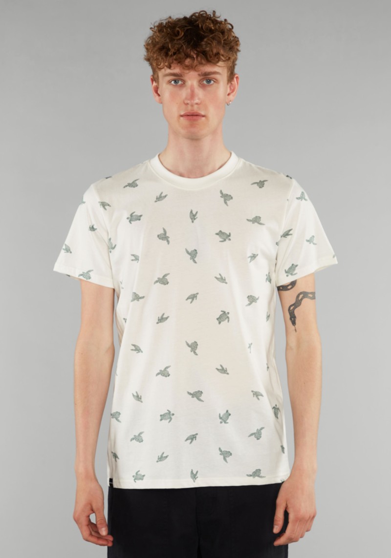 T-Shirt Dedicated Stockholm Sea Turtles Off-White