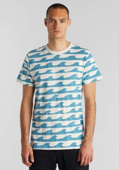 T-Shirt Dedicated Stockholm Waves Off-White