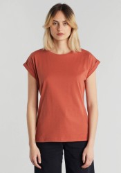 T-Shirt Dedicated Visby Base Terracotta Red