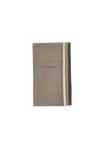 Stoffservietten 4er-Pack The Organic Company Everyday Napkin Earth Color Mix