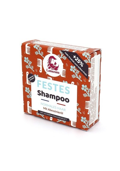 Lamazuna festes Shampoo für trockenes Haar - Abessinieröl