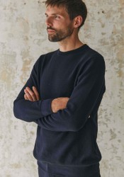 Pullover About Companions Morten Jumper Eco Knotted Navy