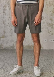 Shorts About Companions Jim Dusty Olive Tencel