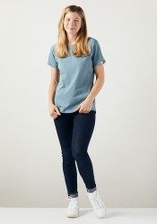 Damen Raglan T-Shirt ZRCL Basic Steel Blue