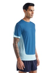 Herren-T-Shirt icebreaker ZoneKnit™ Merino SS Tee Azul/Haze