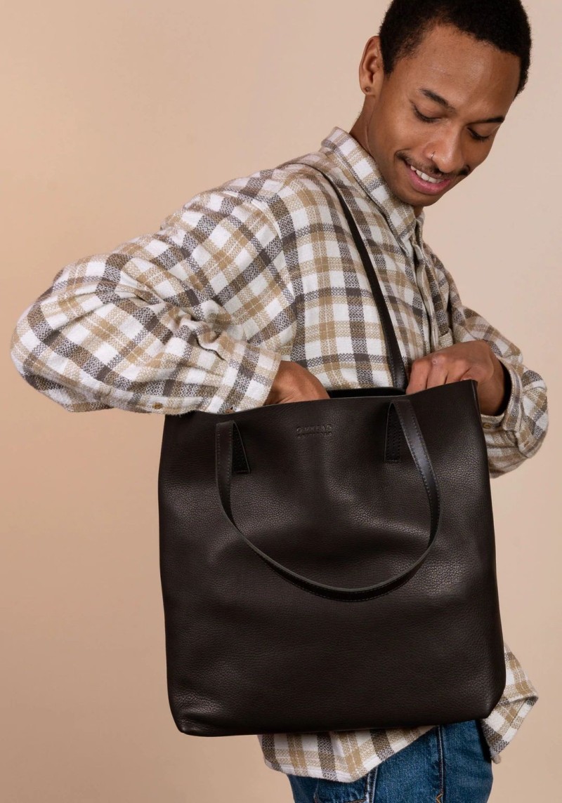 Leder-Shopper O My Bag Georgia Soft Grain Leather Black