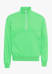 Quarter-Zip Sweatshirt Colorful Standard Spring Green