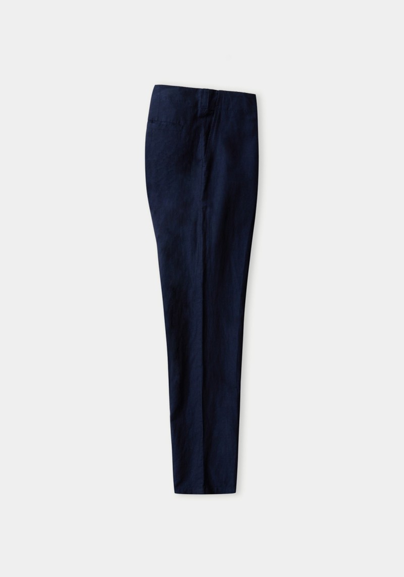 Hose About Companions Jostha Trousers Navy Linen