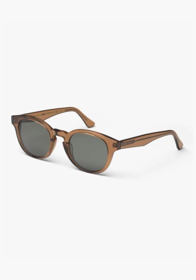 Sonnenbrille Colorful Standard Sunglass 12 Coffee Brown - Green