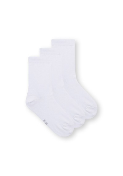 ThokkThokk 3er Pack Socken Mittelhoch White