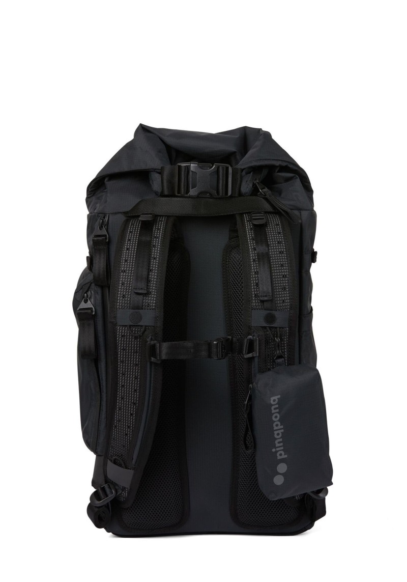 Fahrrad-Rucksack pinqponq Komut Medium Backpack Pure Black