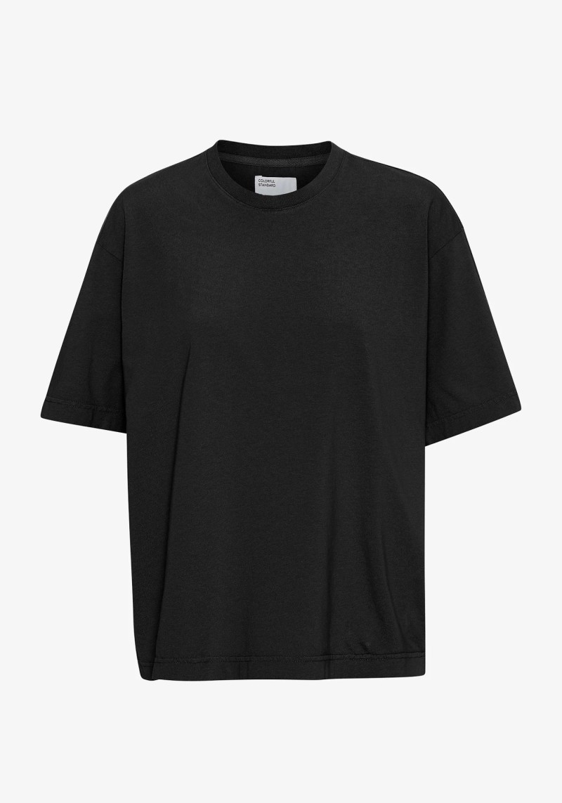 Oversized Damen-T-Shirt Colorful Standard Deep Black
