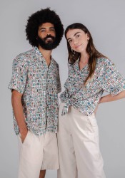 Hawaii-Hemd Brava Fabrics Where is Wally Aloha Shirt Fantastic Figures