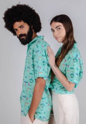 Hawaii-Hemd Brava Fabrics MIami Vice for Life Aloha Shirt