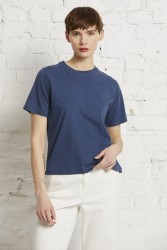 Damen-T-Shirt Wunderwerk 80s Core Tee Smoky Blue