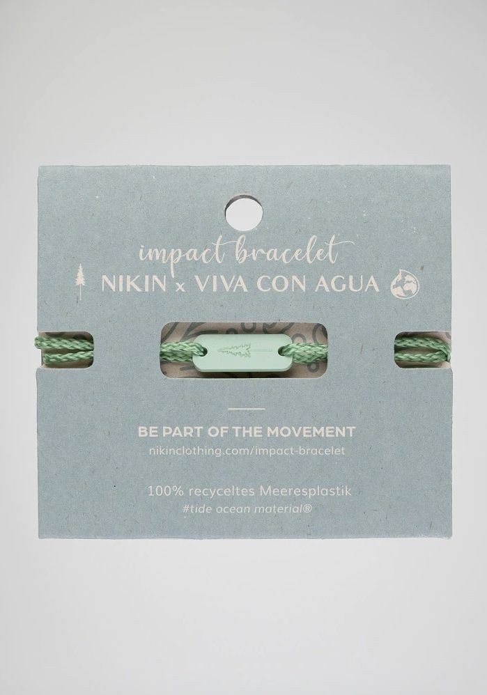 Armband NIKIN x Viva con Agua Impact Bracelet Mint