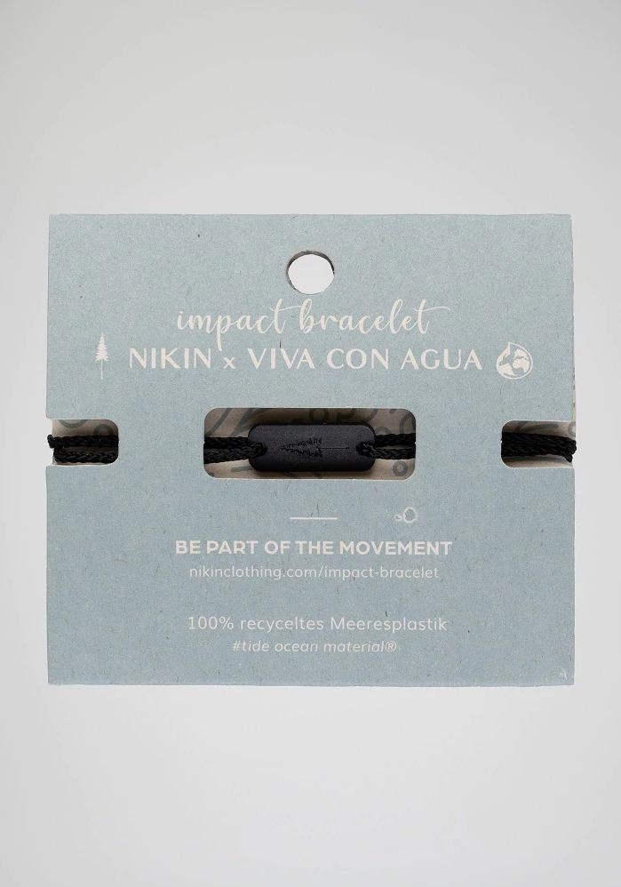 Armband NIKIN x Viva con Agua Impact Bracelet Black