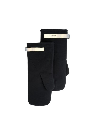 Ofenhandschuhe The Organic Company Oven Mitts Black