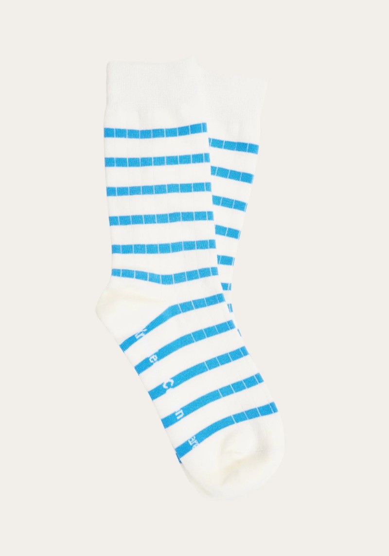 2er-Pack Socken Knowledge Cotton Apparel 2-Pack Striped Socks Campanula