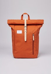Rucksack Sandqvist Dante Orange/Natural Leather