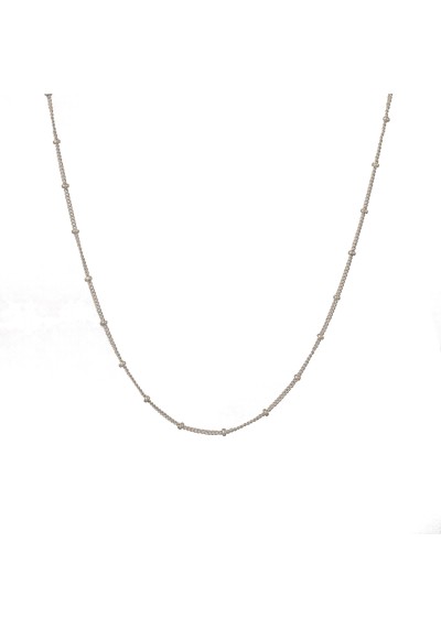 Halskette Protsaah Dot & Chain Silver