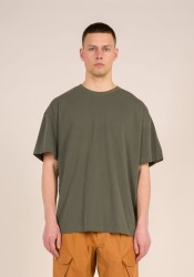 Oversized T-Shirt Knowledge Cotton Apparel Nuance By Nature Forrest Night
