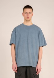 Oversized T-Shirt Knowledge Cotton Apparel Nuance By Nature China Blue