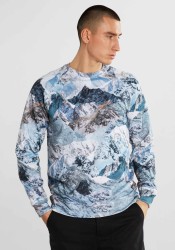 Sweatshirt Dedicated Malmoe Mountain Collage Multi Color