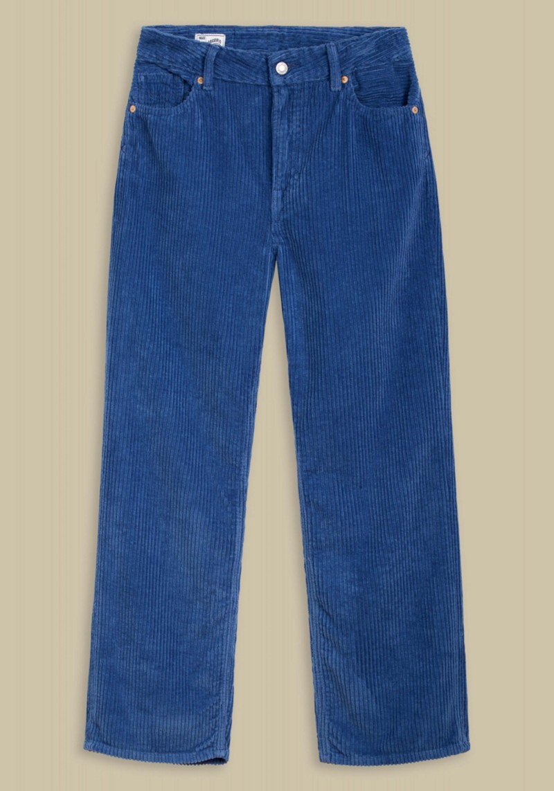 Jeans Kings Of Indigo Liora Cropped Mid Blue Cord