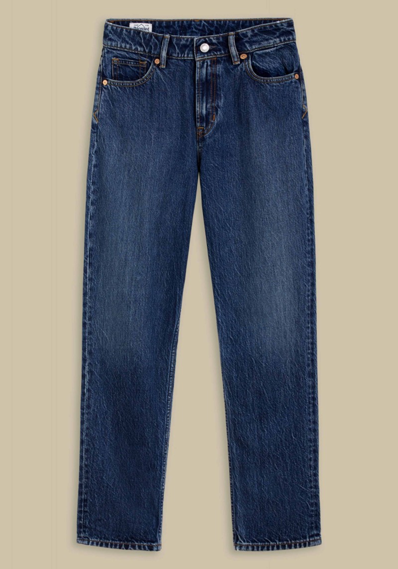 Jeans Kings Of Indigo Caroline Cropped Clean Blue Worn Refibra