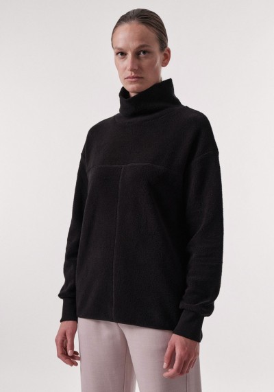 Fleece-Sweatshirt Lanius Black